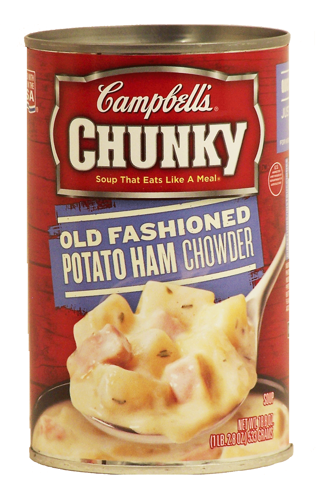 Campbell's Chunky old fashioned potato ham chowder chunky soup Full-Size Picture